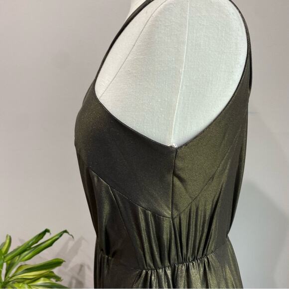 Haltson Hertiage Formal full Length Gown in Bronze Goddess SZ 8 - Picture 10 of 11